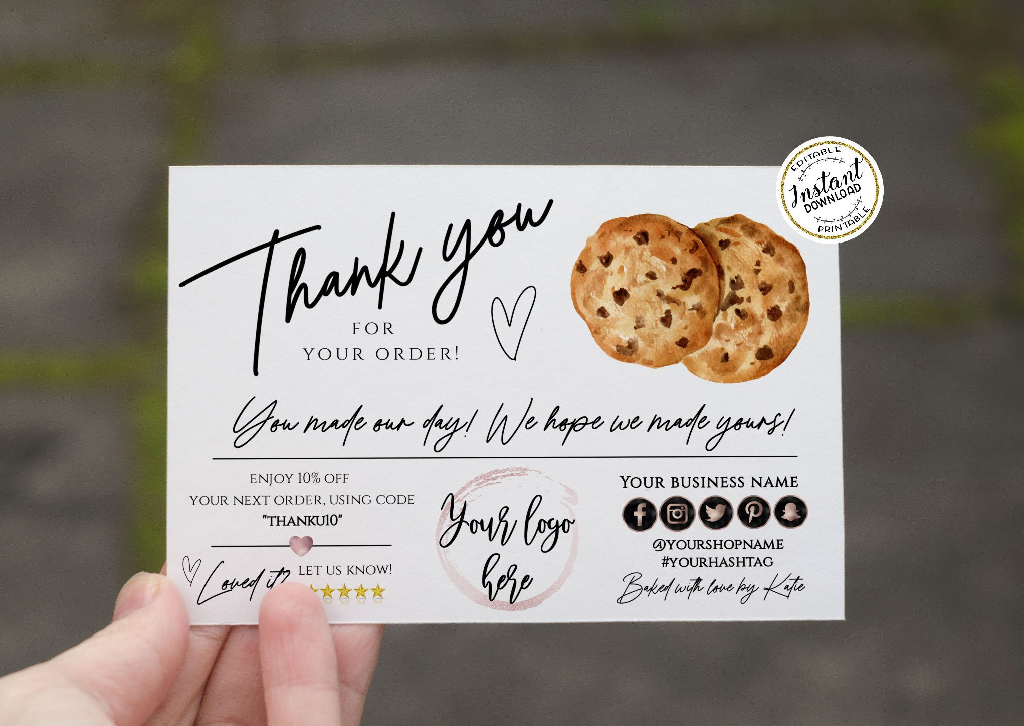 cookie business cards 5