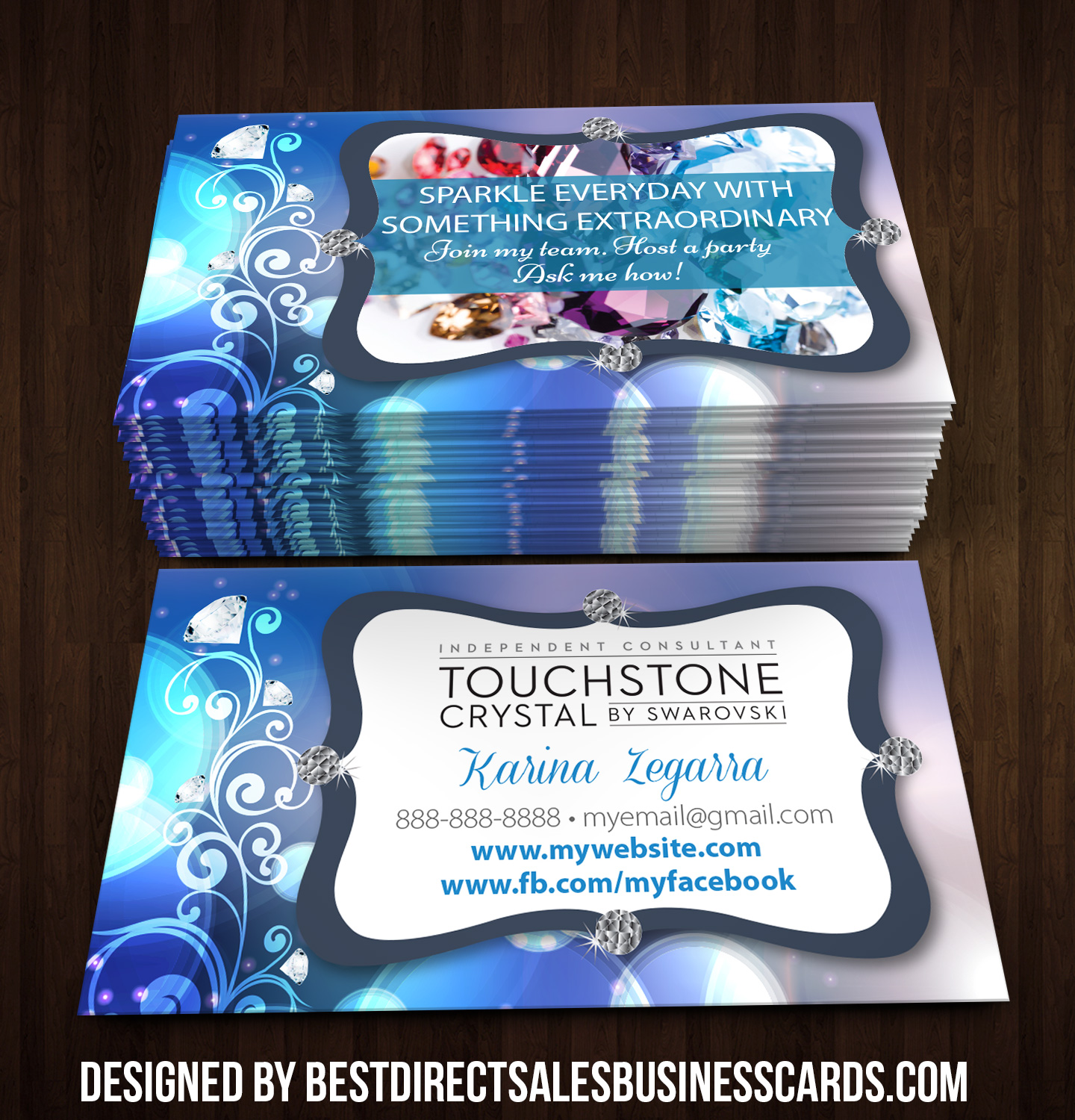 crystal business cards 2