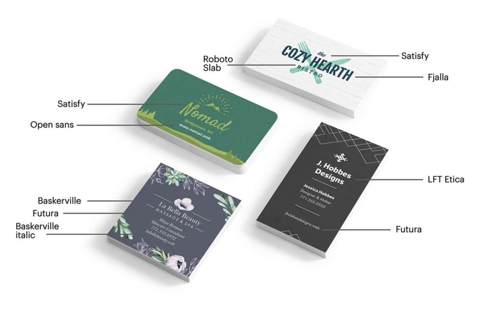 good font size for business cards 3