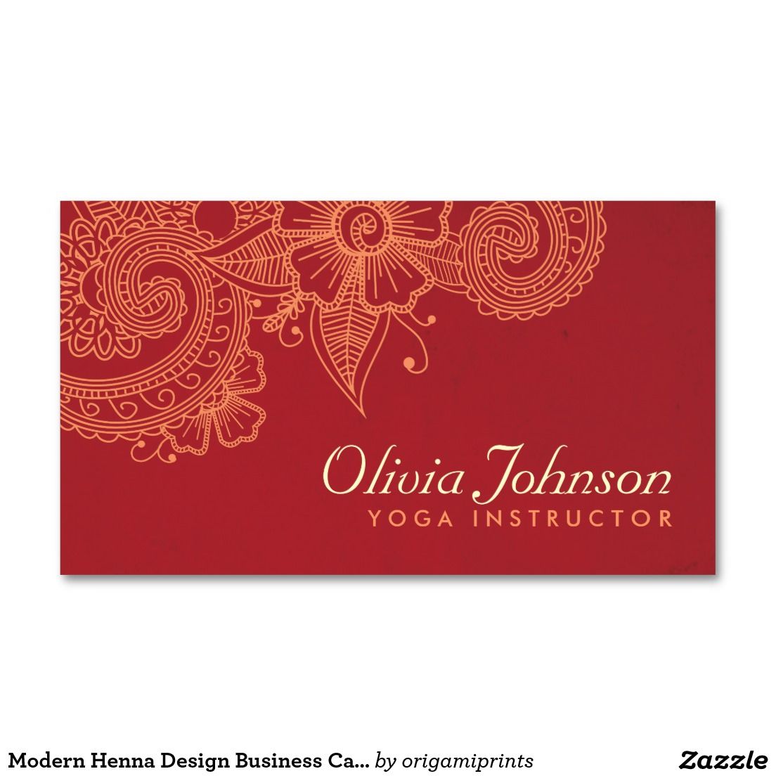 henna business cards 2