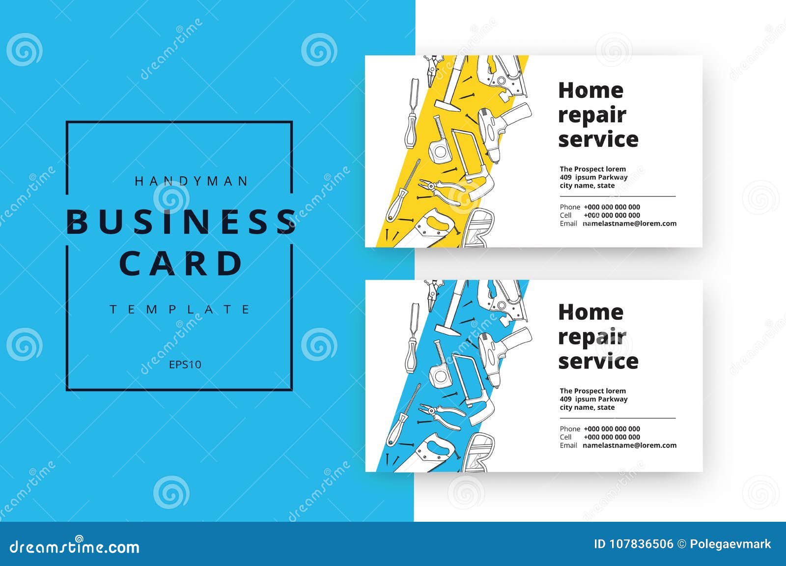 home improvement business cards examples 7