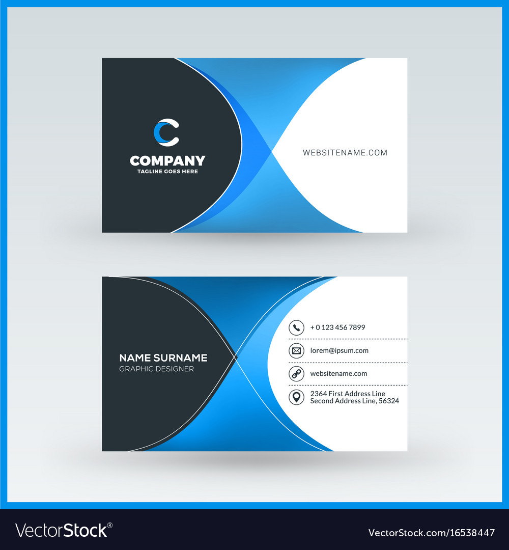 horizontal business cards 2