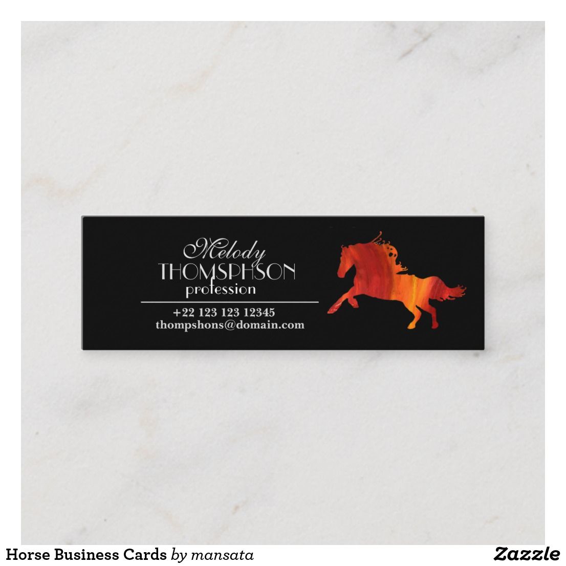horse business cards 3