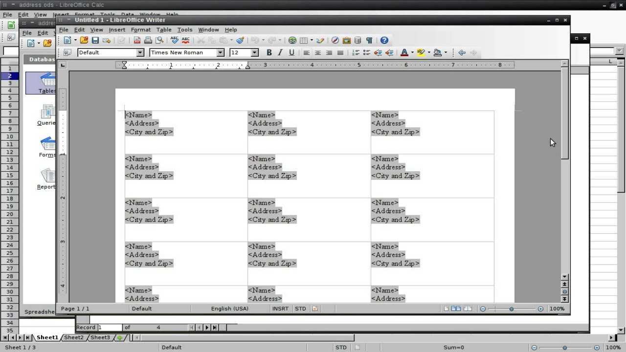 how to make business cards in open office 5