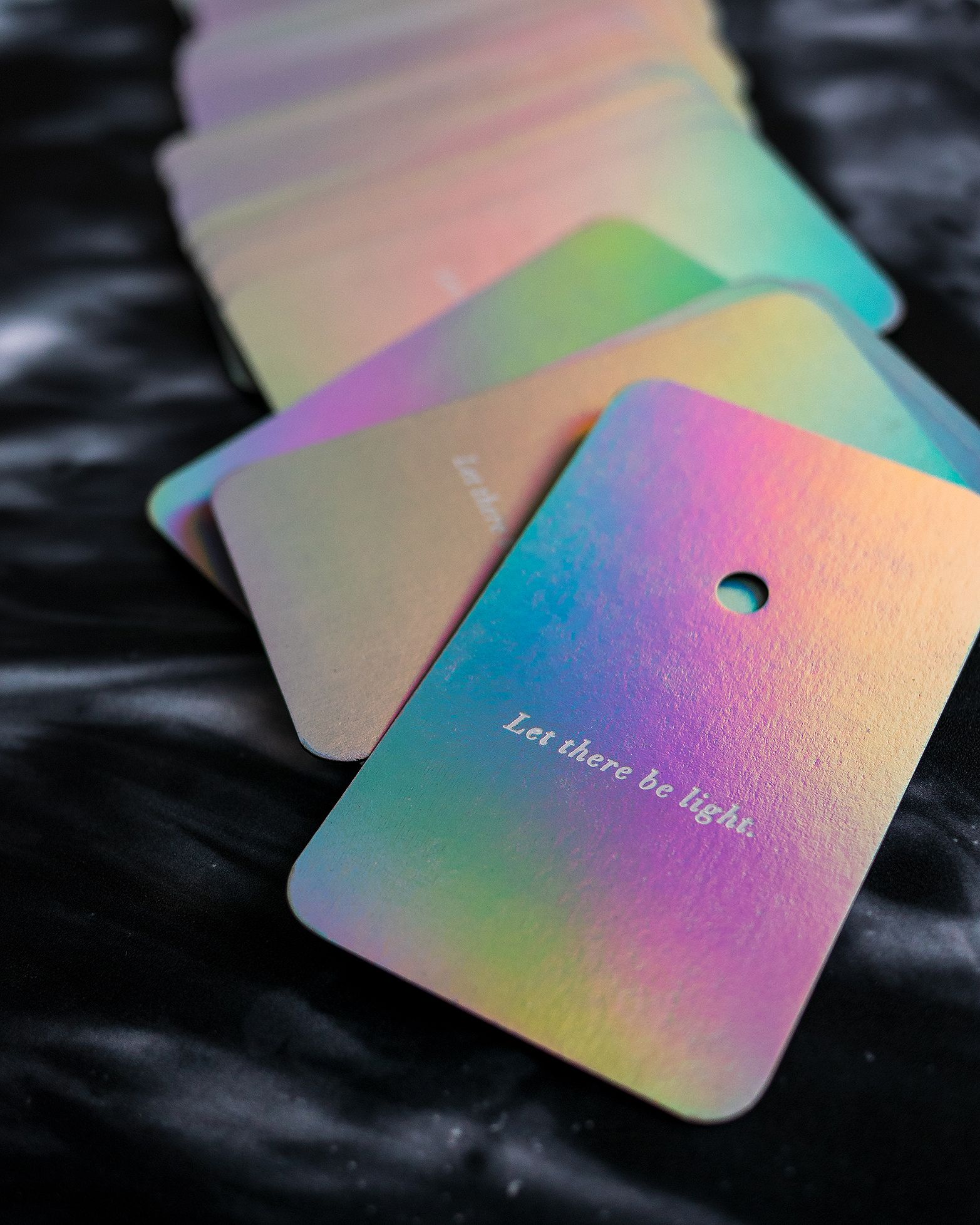 iridescent business cards 3