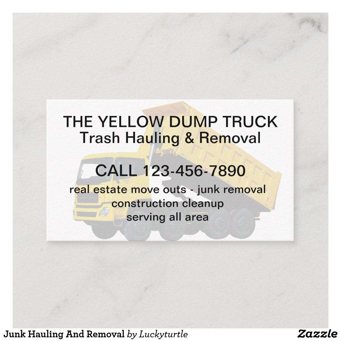 junk removal business cards 4