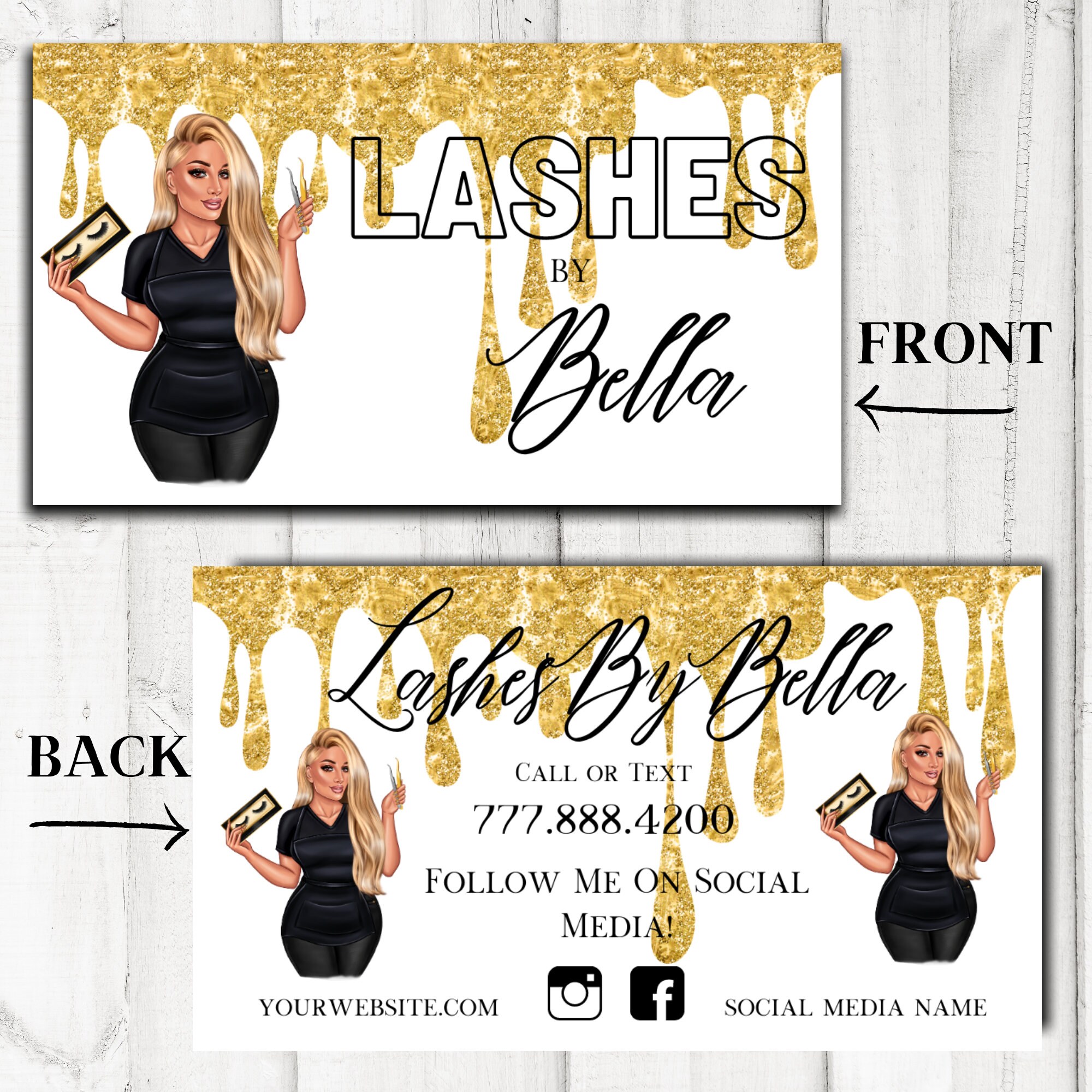 lash tech business cards 4