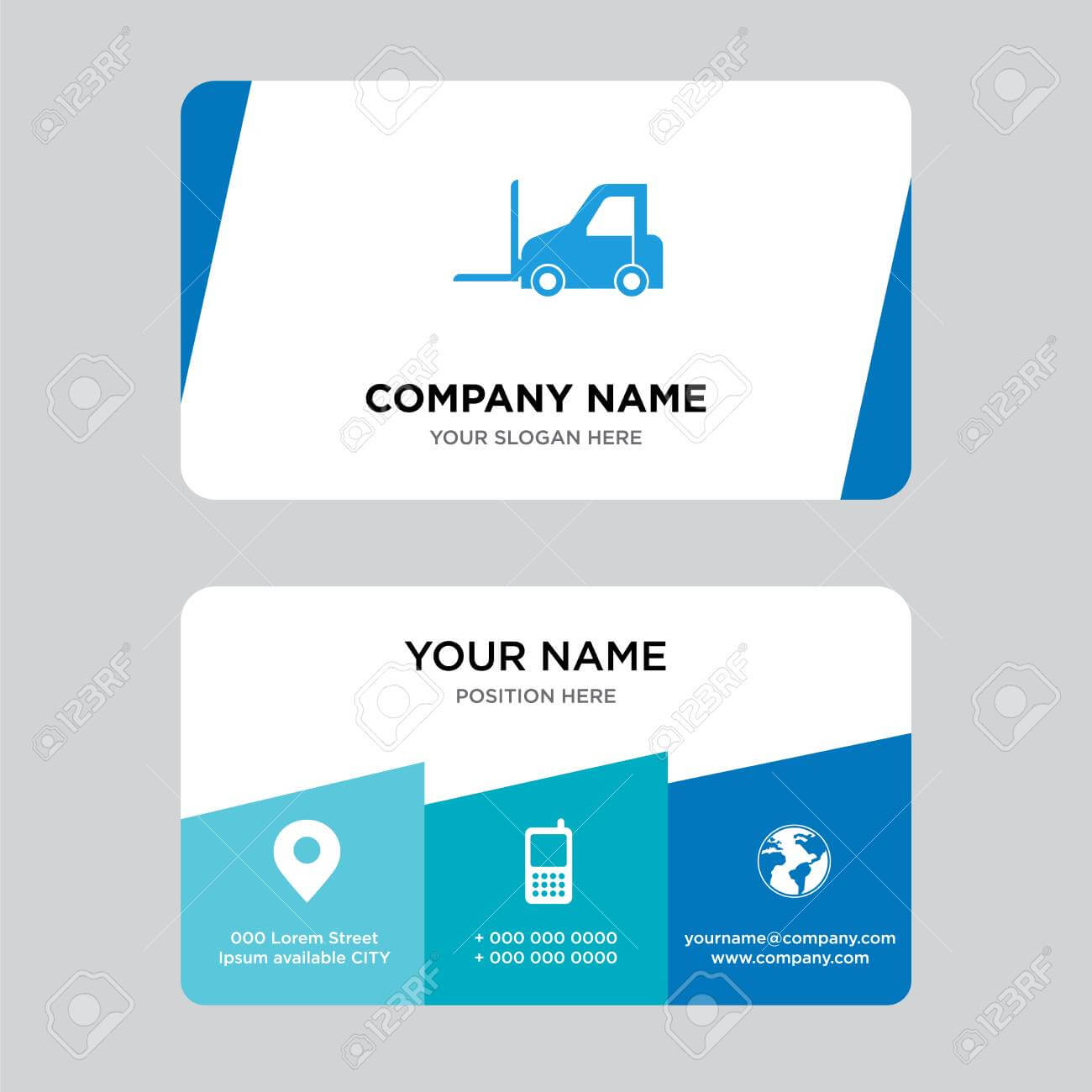 logistics business cards 2