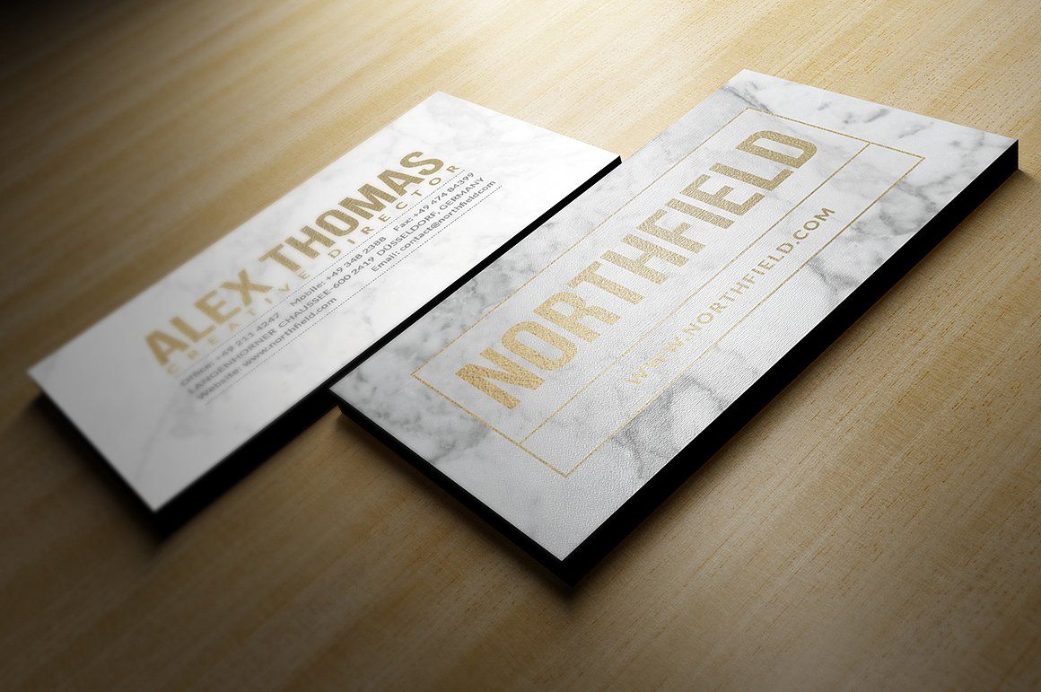 marble business cards 3