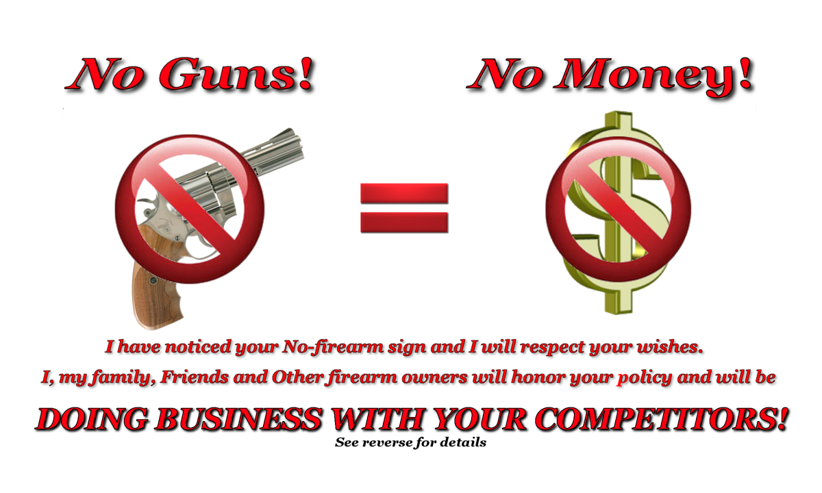 no guns no money business cards 2