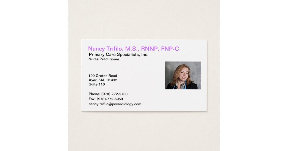 nurse practitioner business cards 3