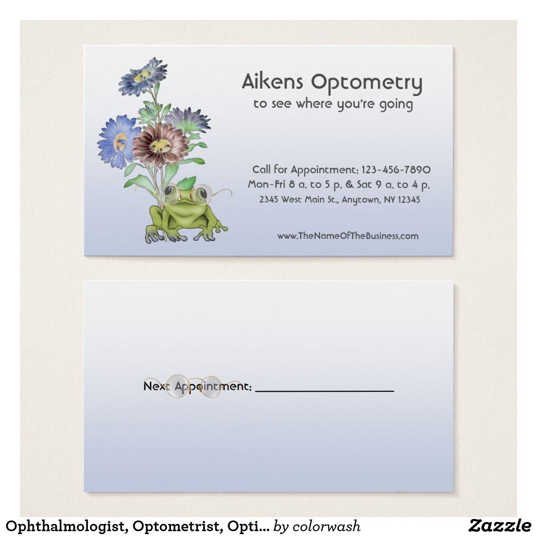 optometrist business cards 3