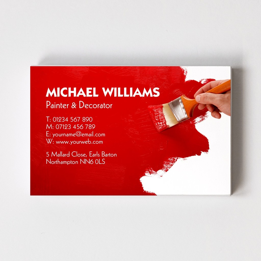 painting business cards samples 2