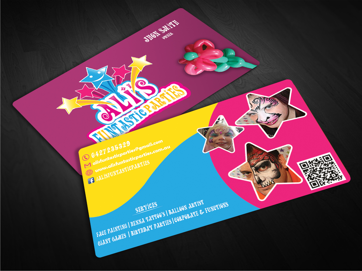 party decor business cards 3