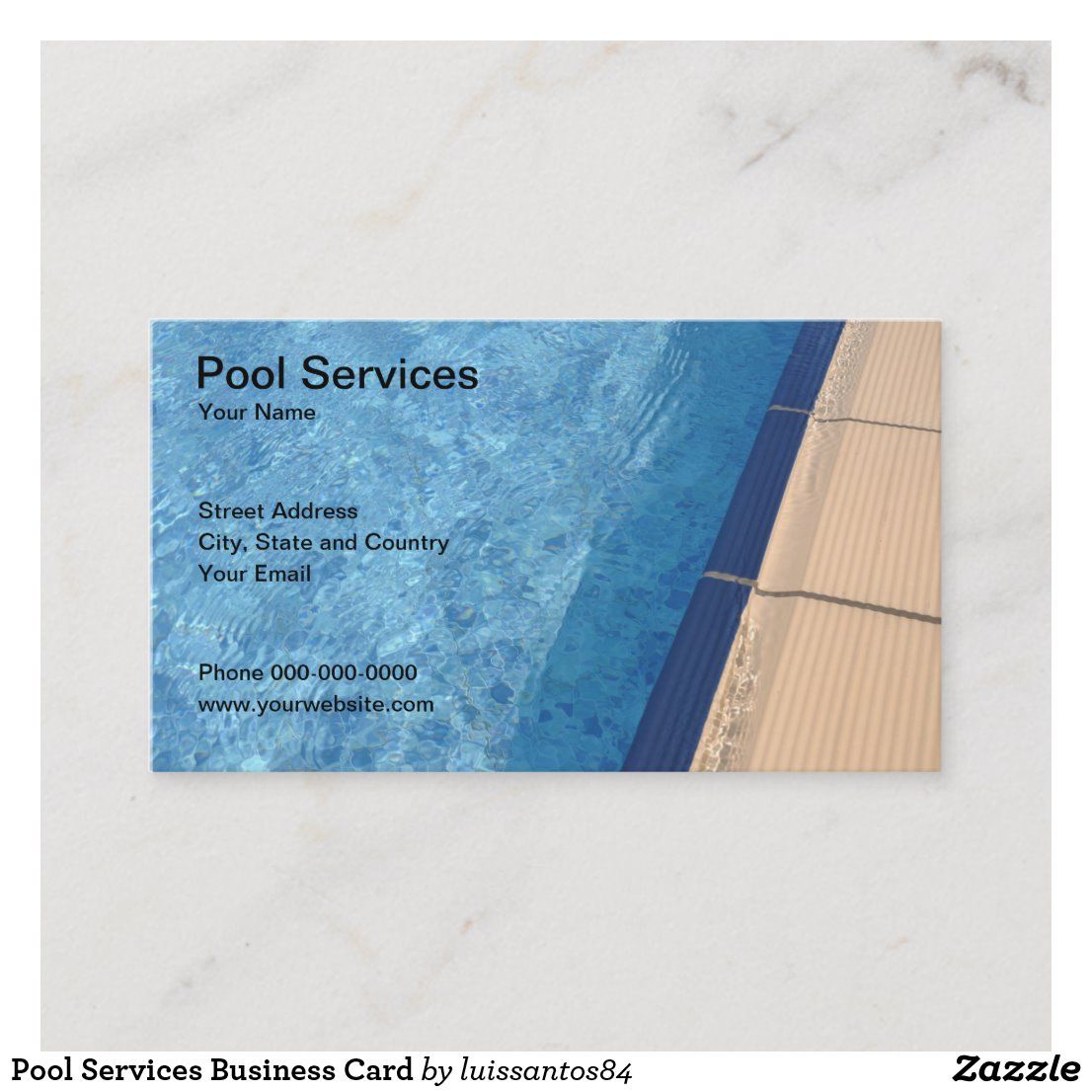 pool business cards 2