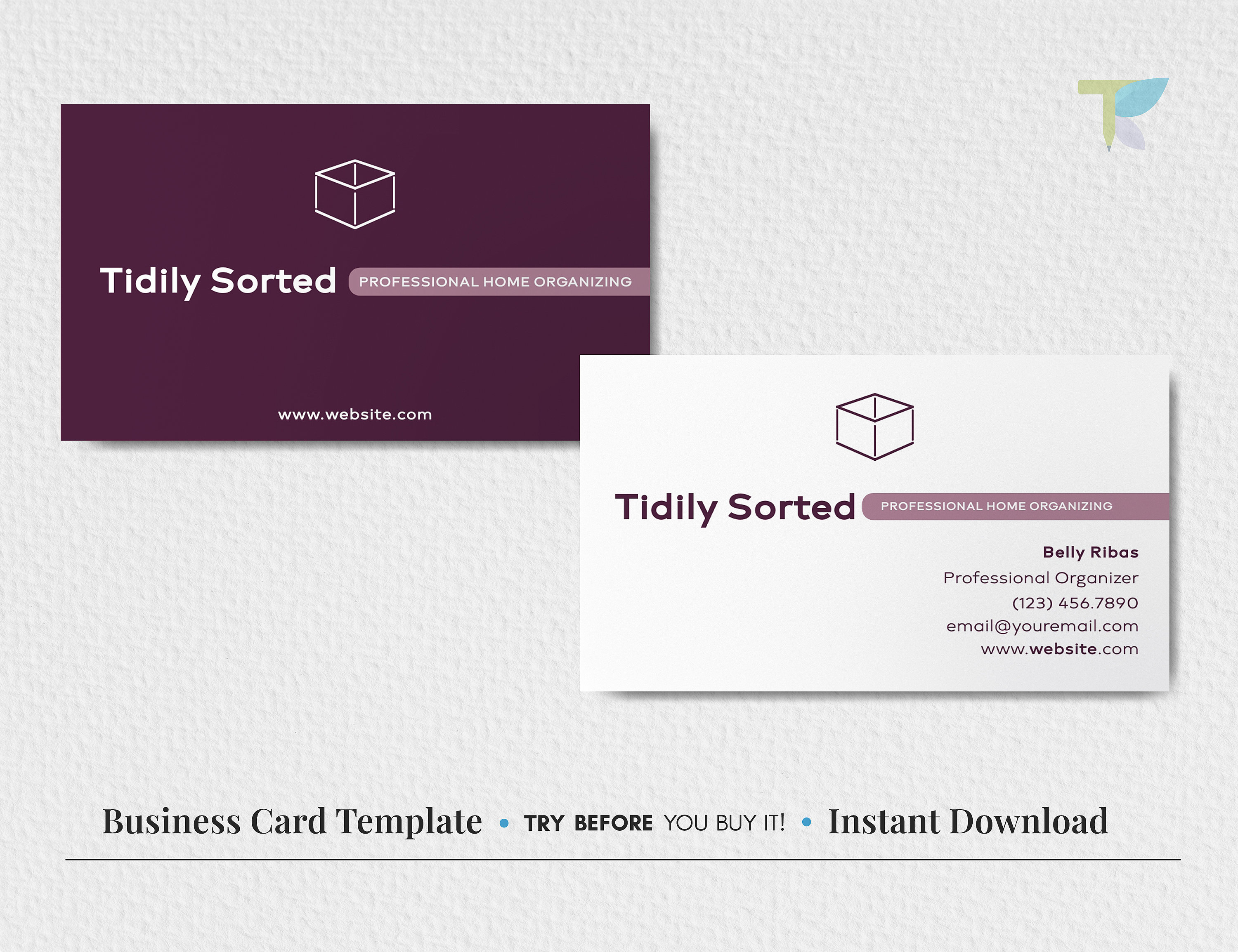 professional organizer business cards 3