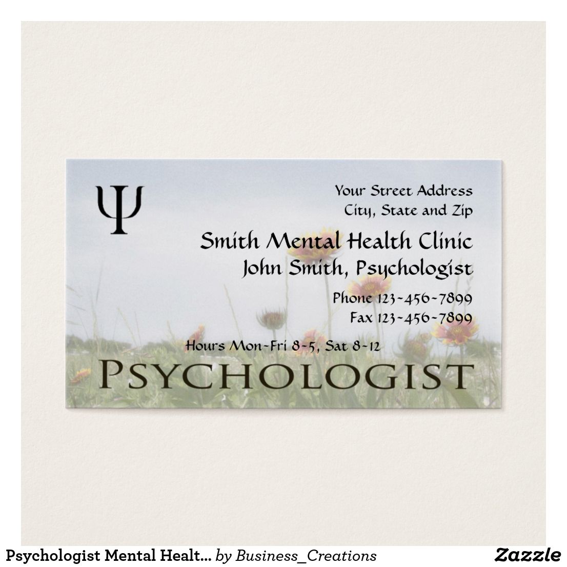 psychologist business cards 2
