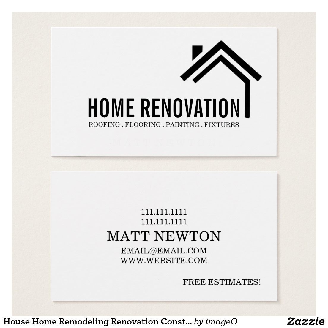 remodeling business cards 2