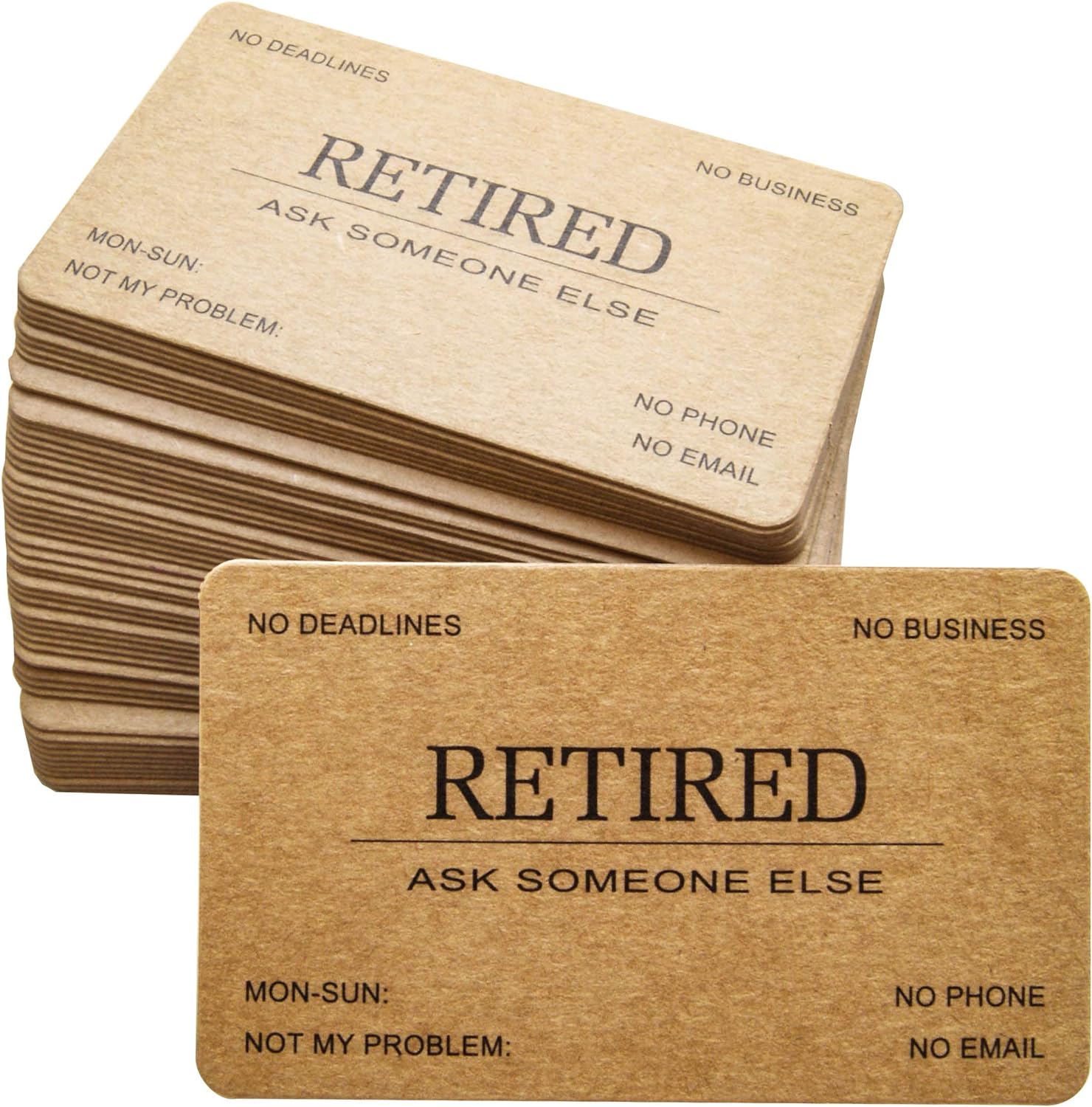 retirement business cards 2