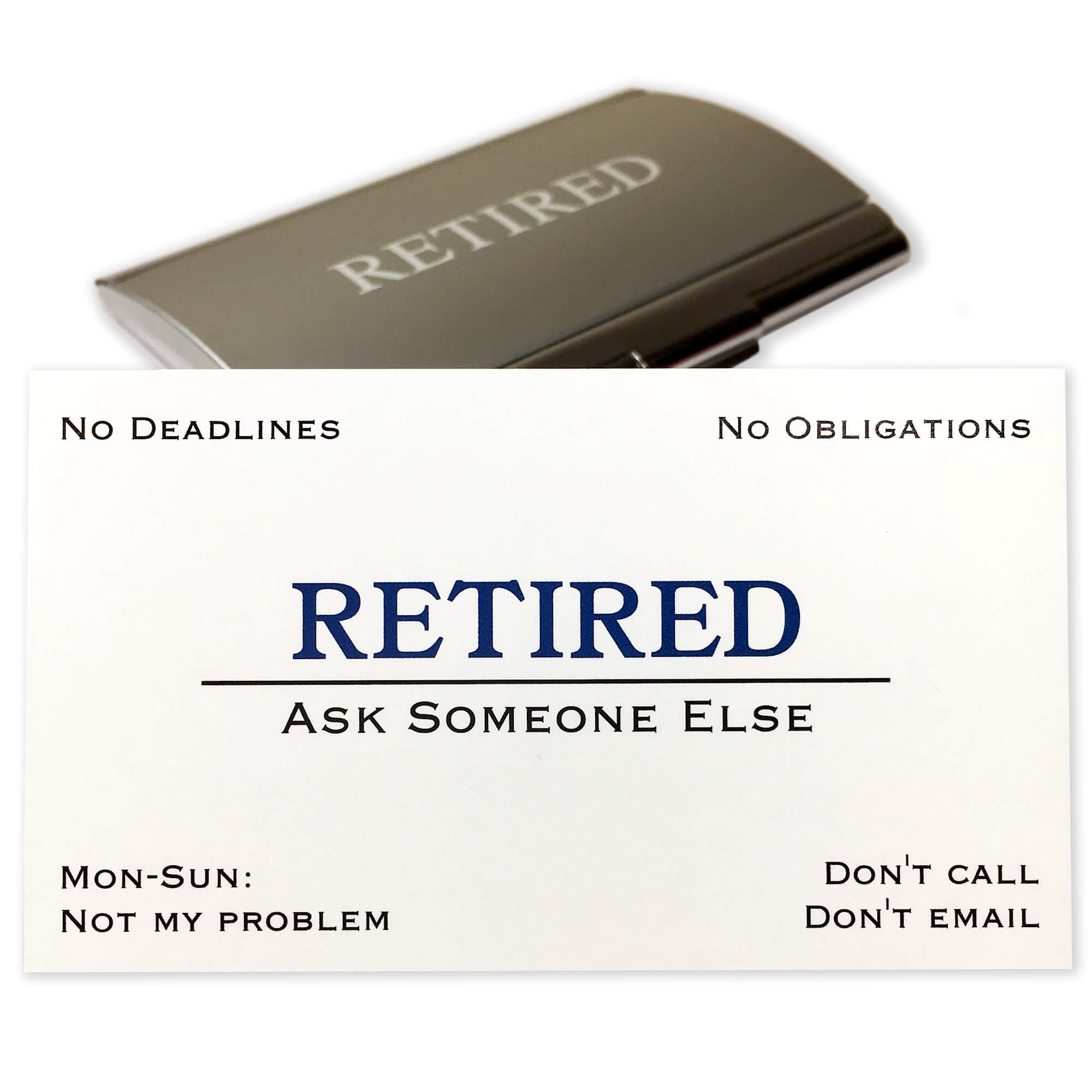 retirement business cards 3