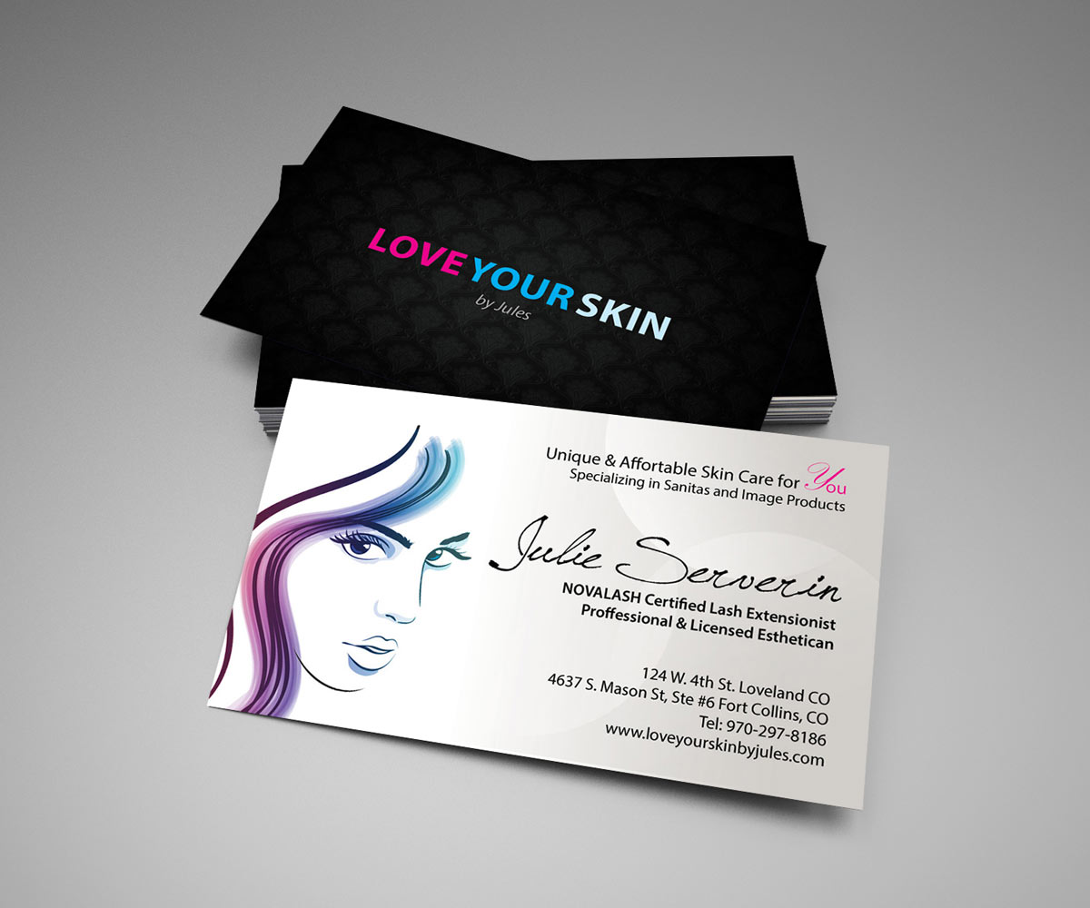 skin care business cards 2