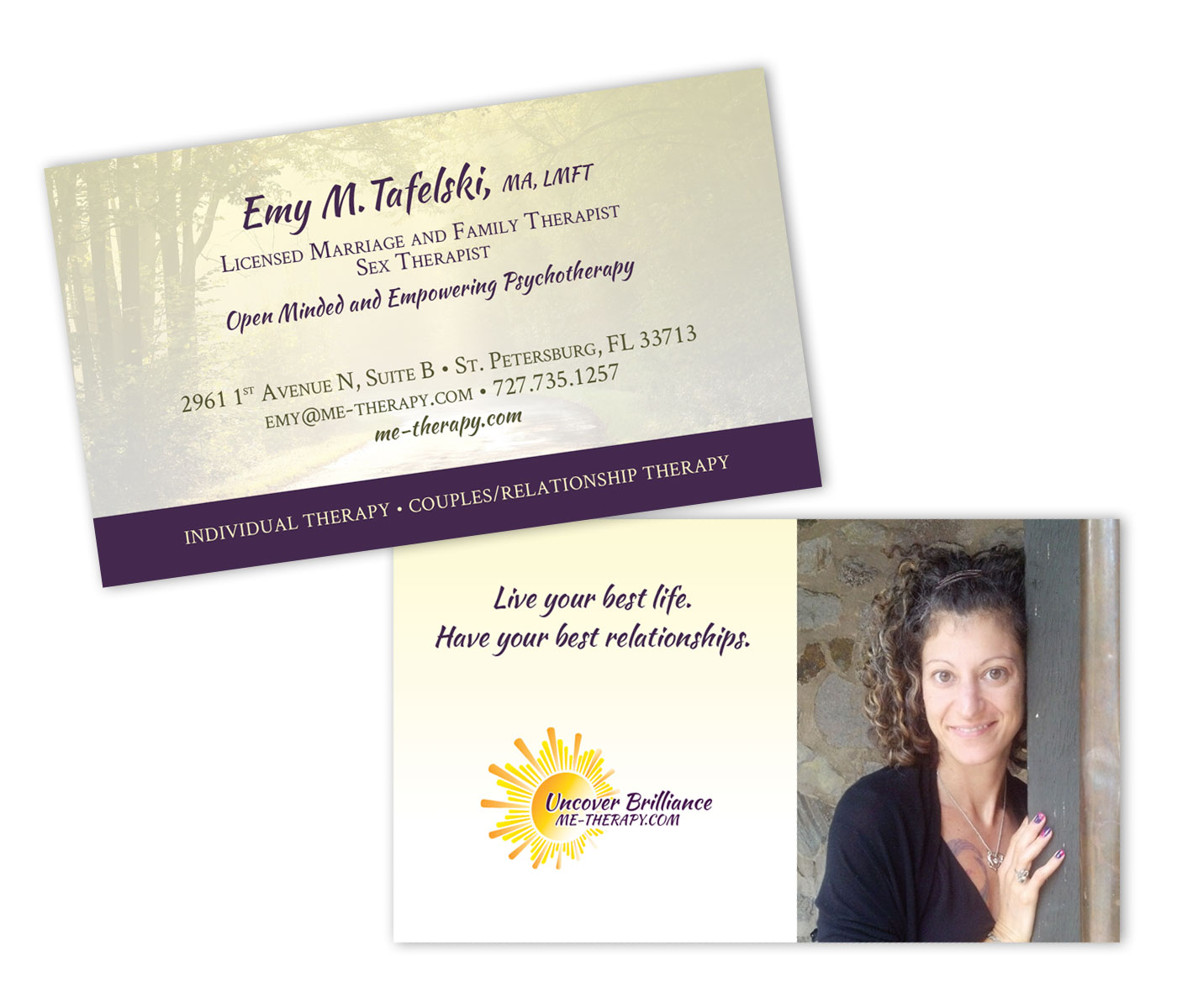 therapist business cards 5