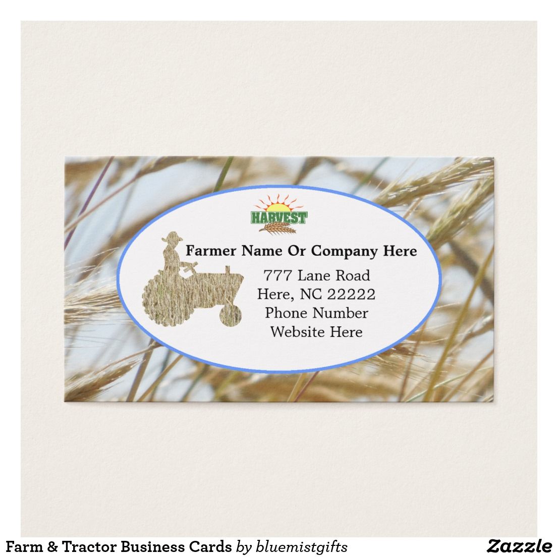 tractor business cards 2