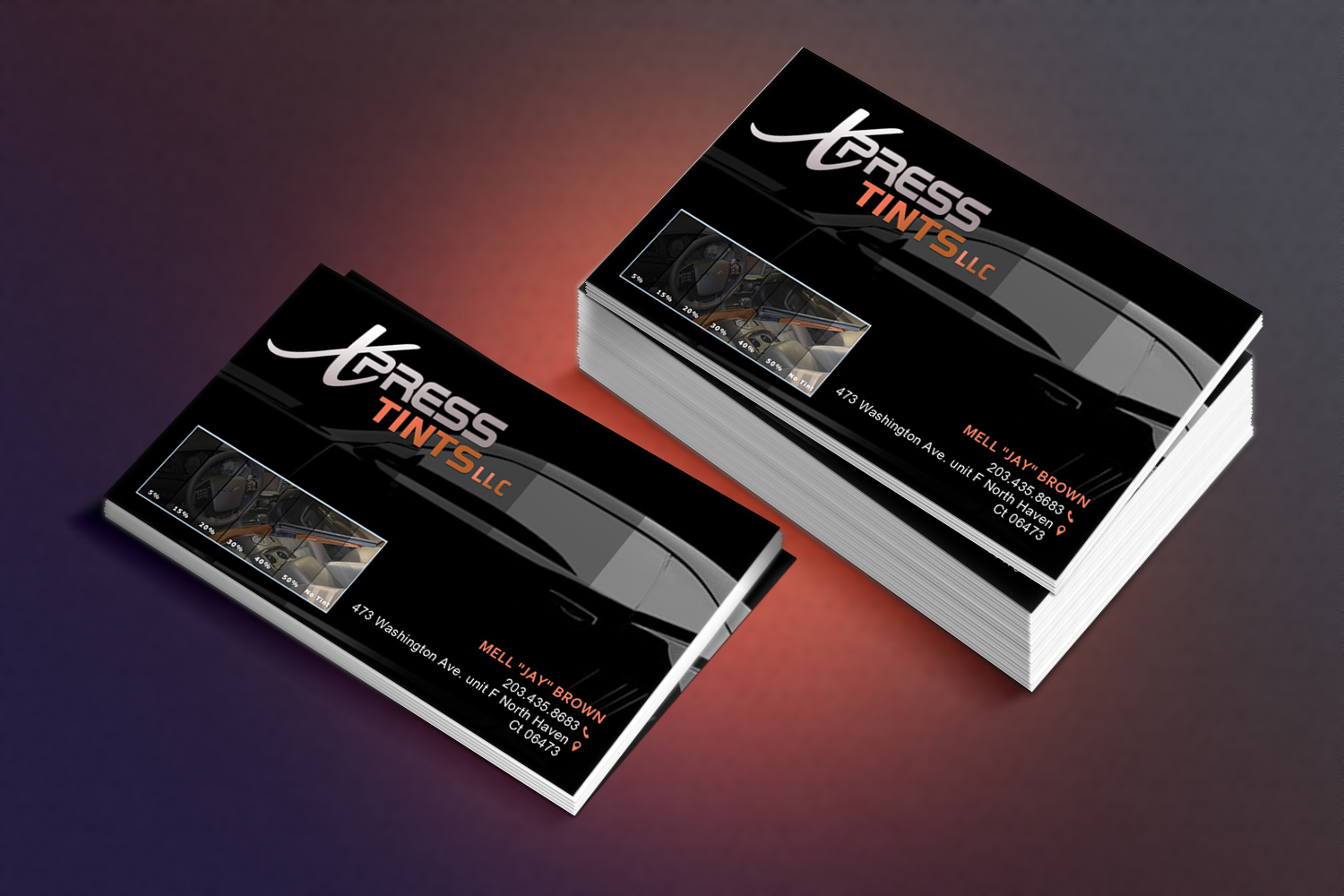 window tint business cards in Us 2