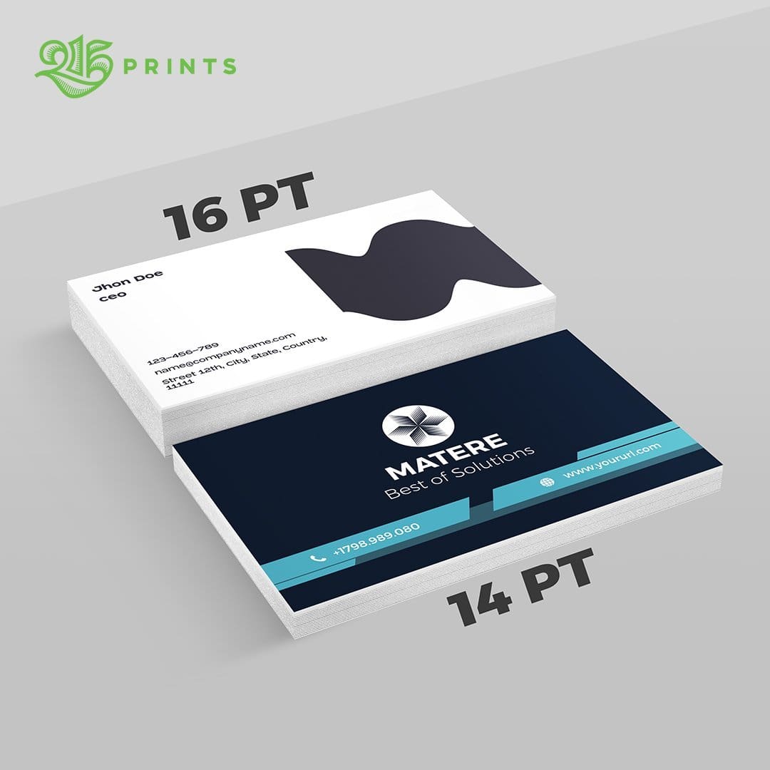 14pt Business Cards Making The Right Impression For Your Business 