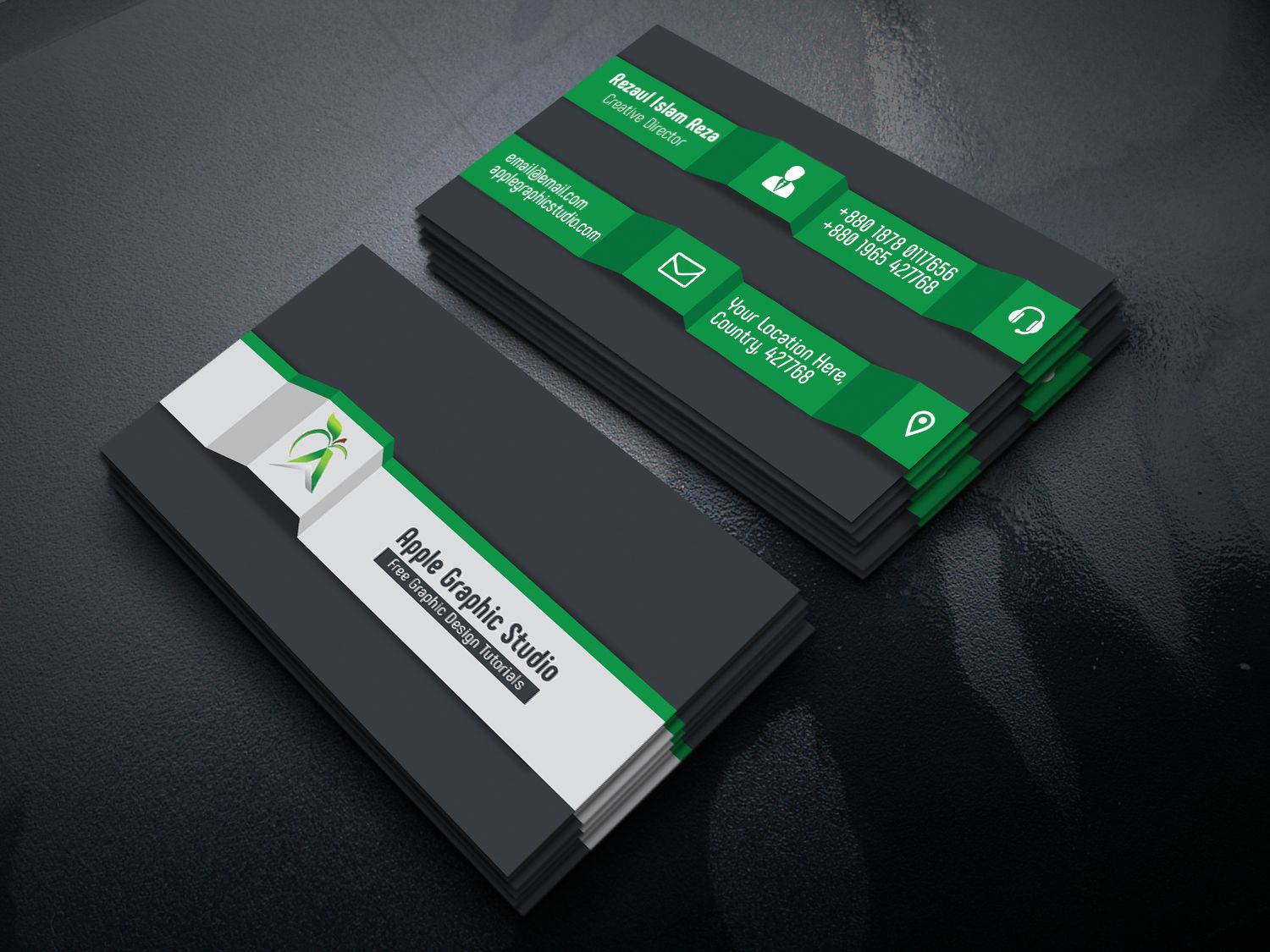 3d artist business cards 2