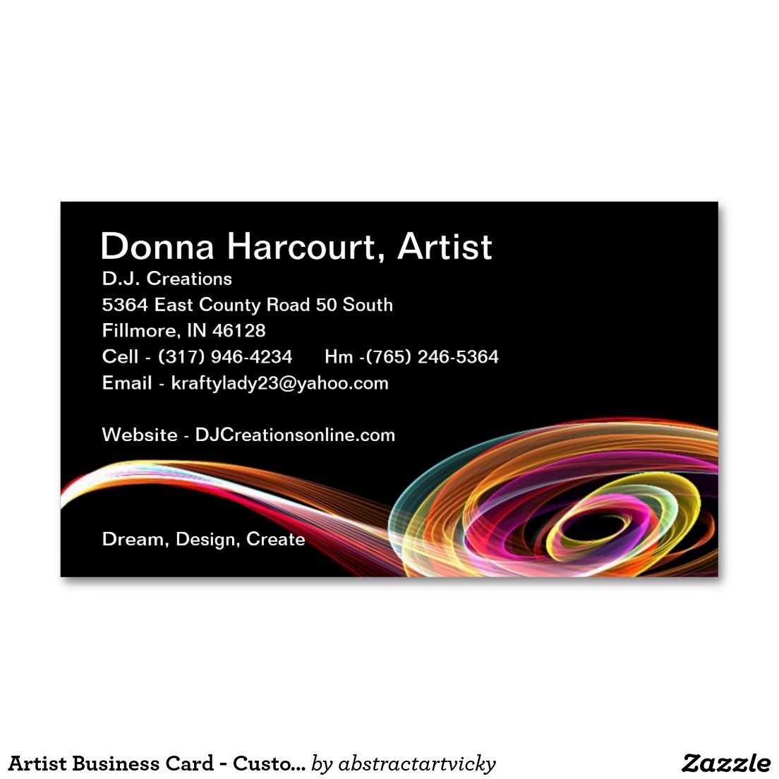 3d artist business cards 5