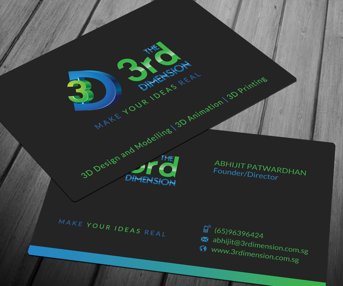 3d printing business cards 3