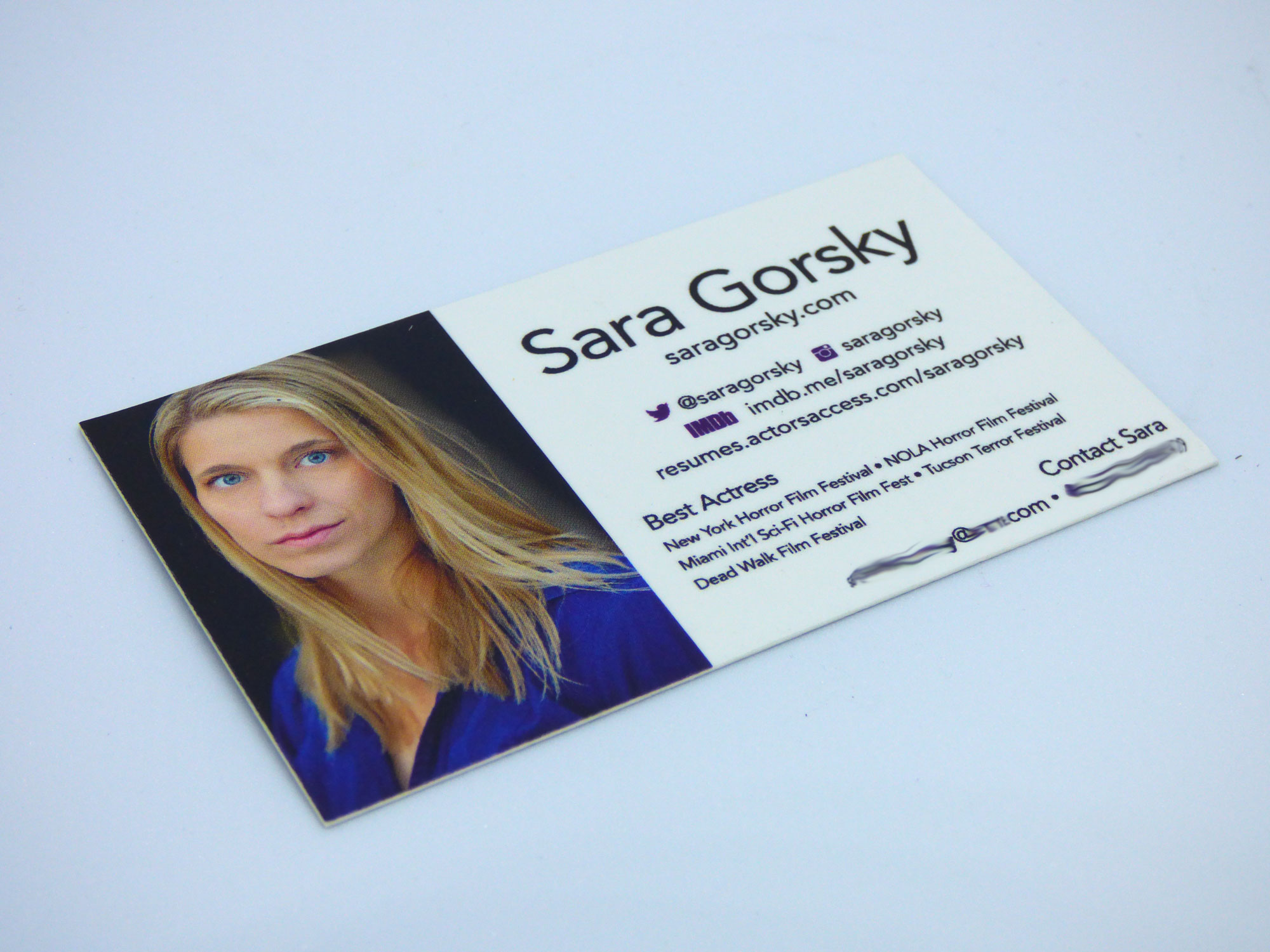 Actor Business Cards at tannathanaelblog Blog