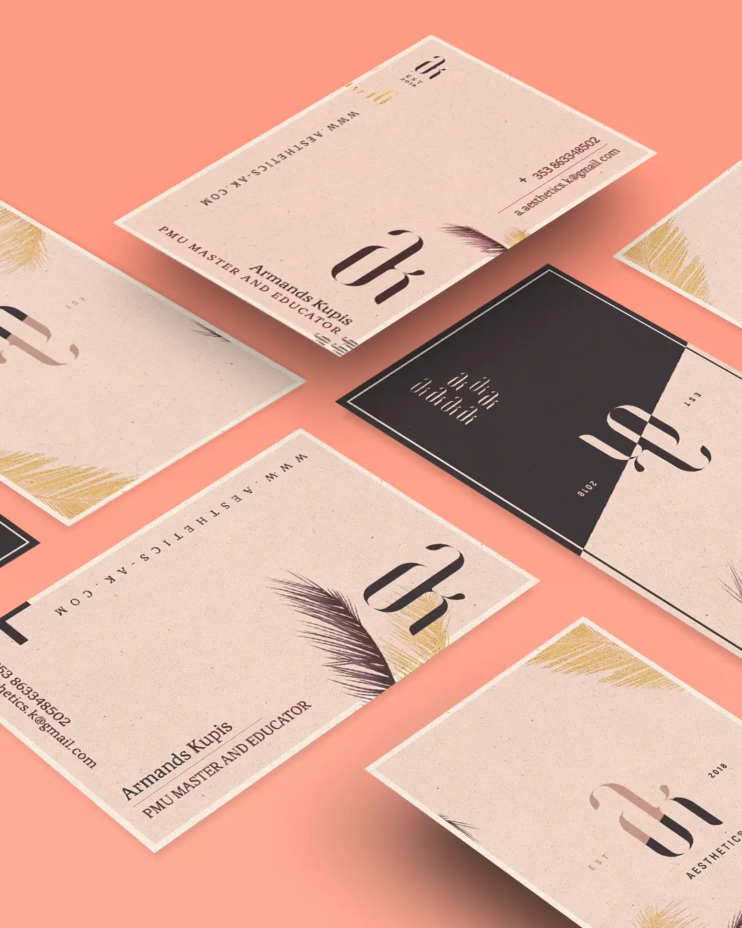 aesthetic business cards 3