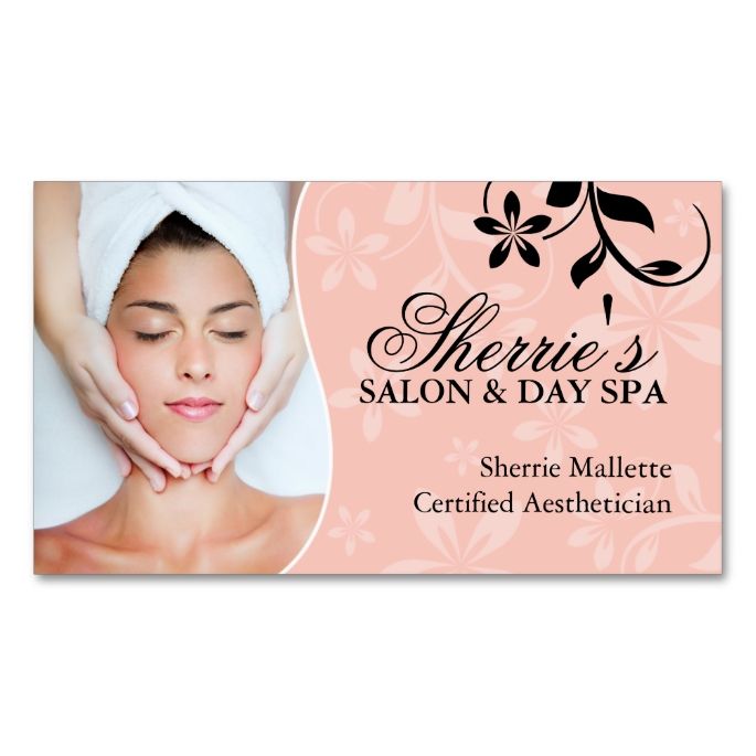 aesthetician business cards 2