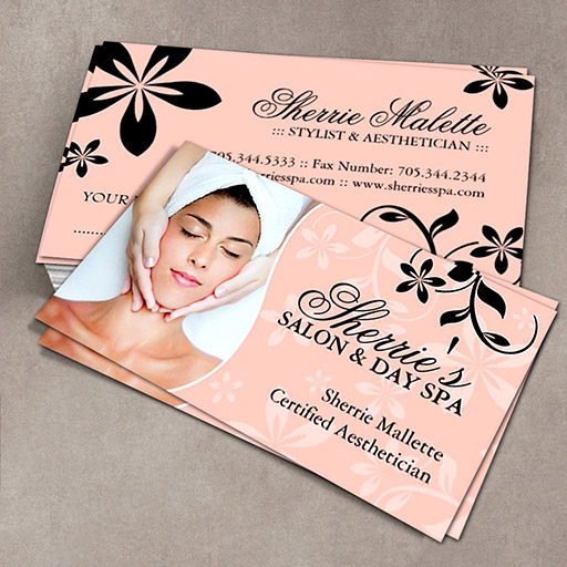 aesthetician business cards 4
