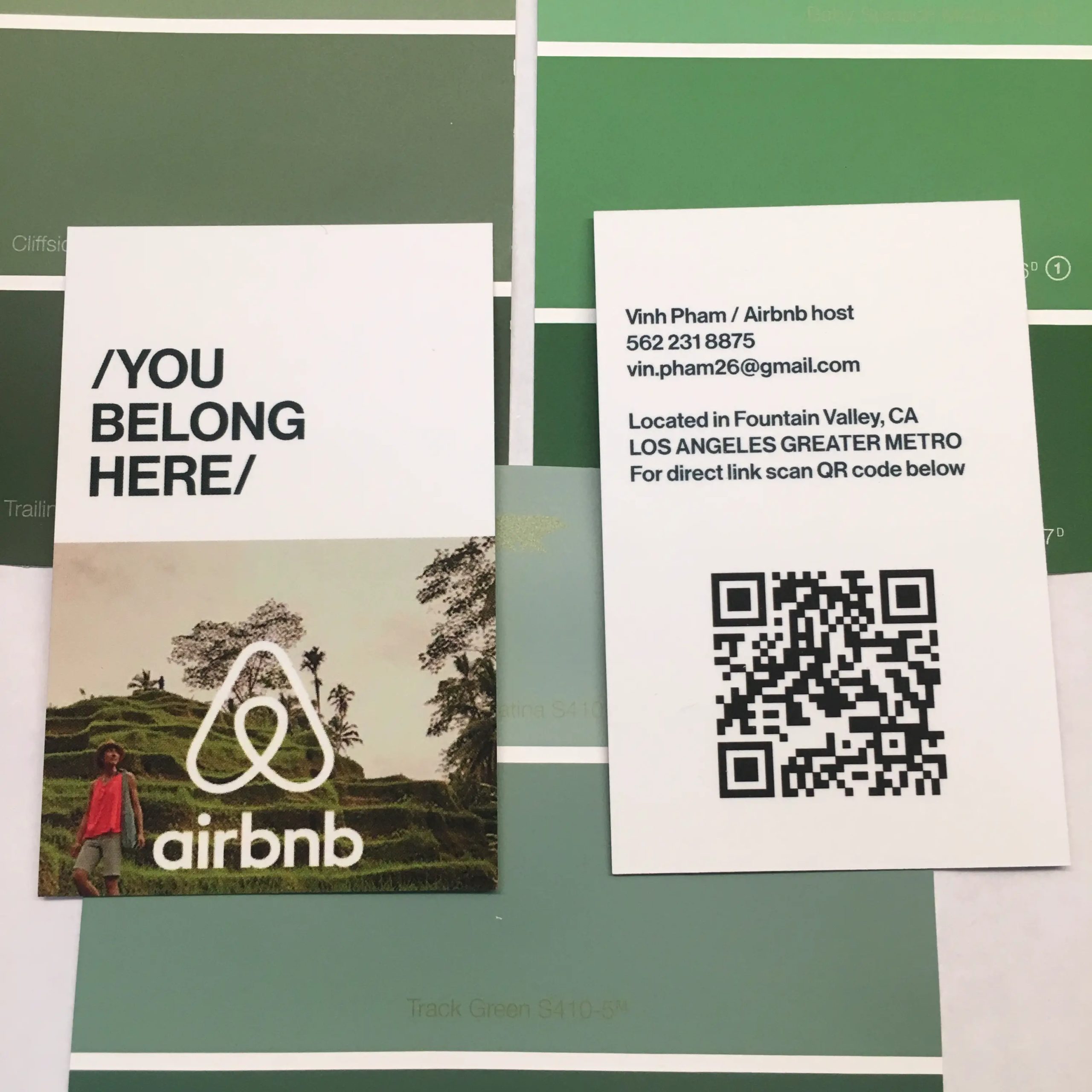 airbnb business cards 2