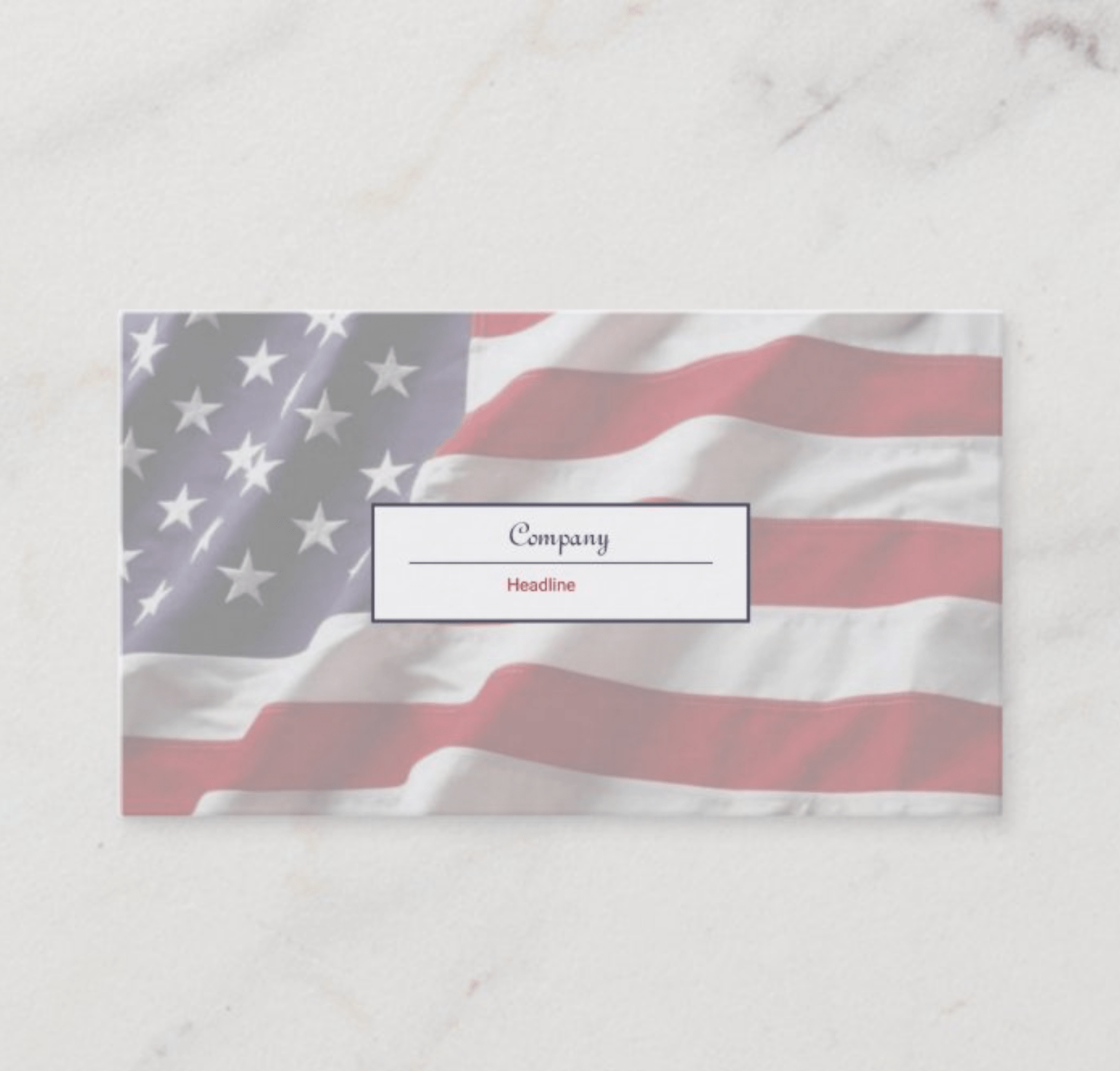 american flag business cards 1