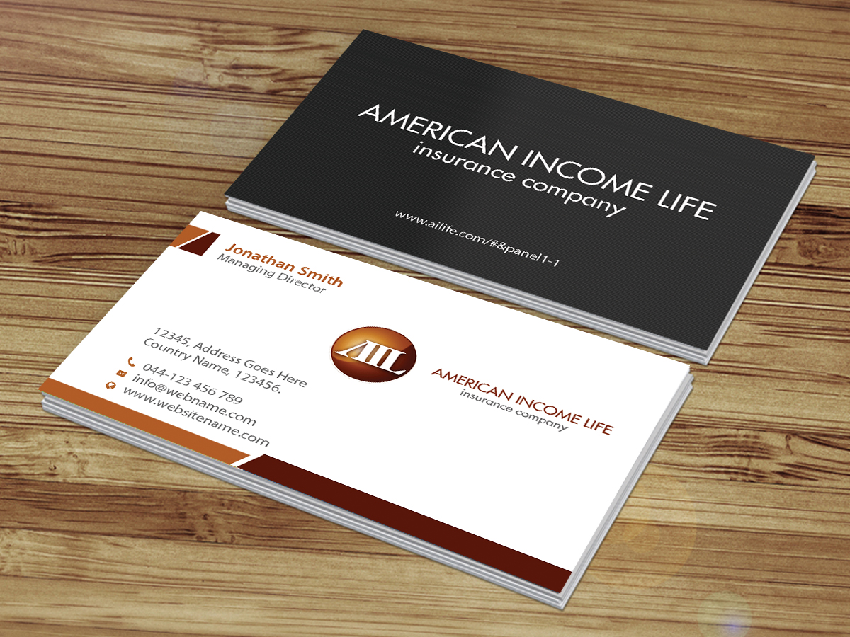 american income life business cards 2