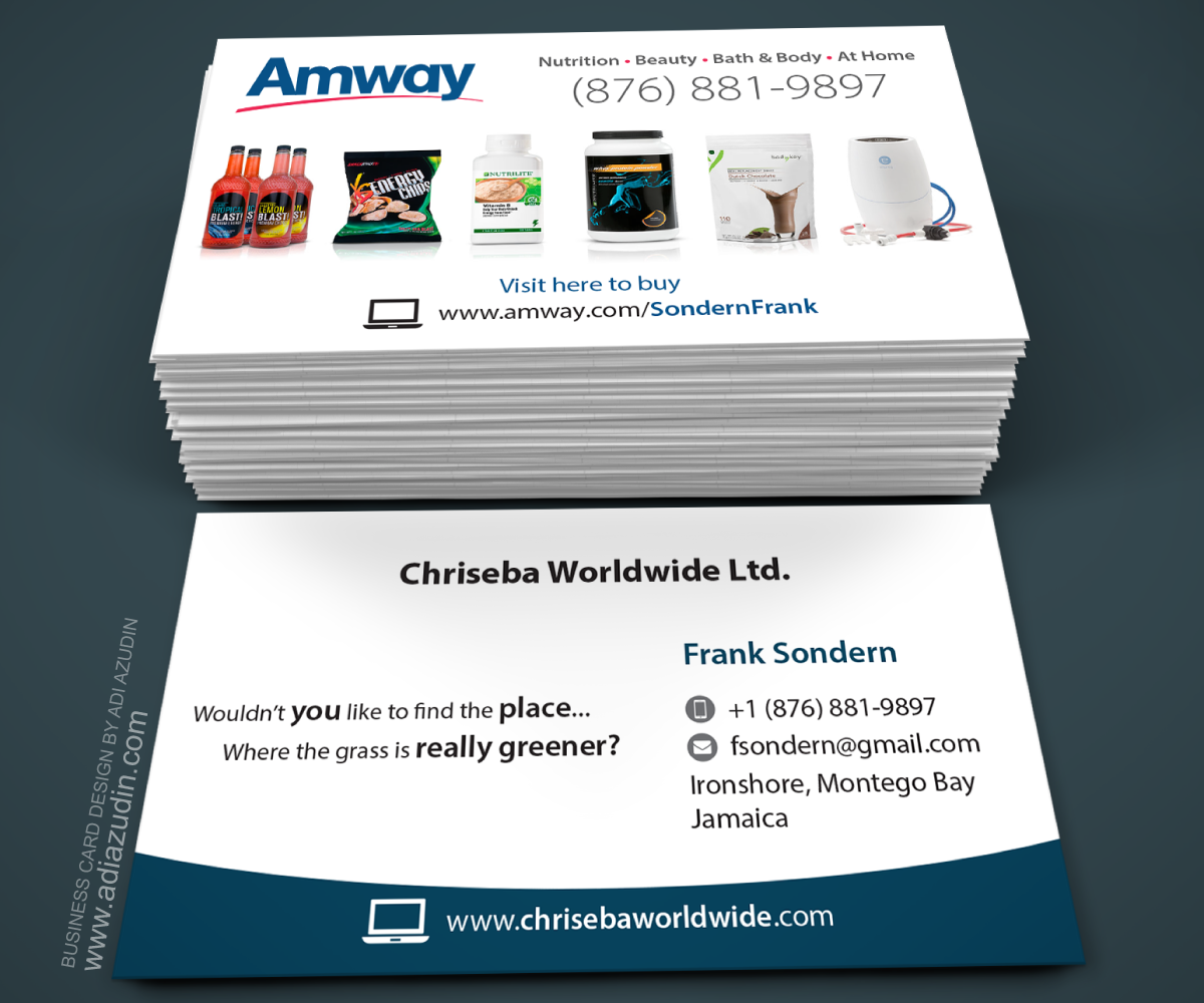 Amway Business Cards Samples: Boost Your Marketing with Professional ...