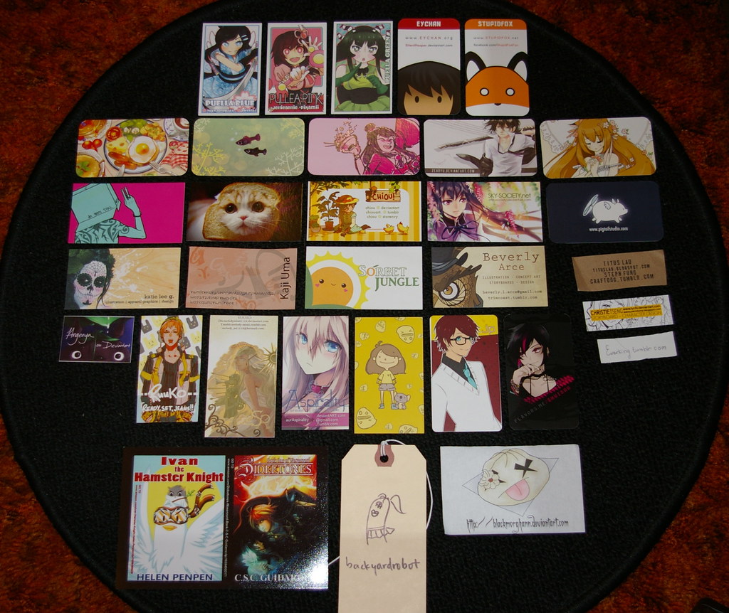 anime business cards 1