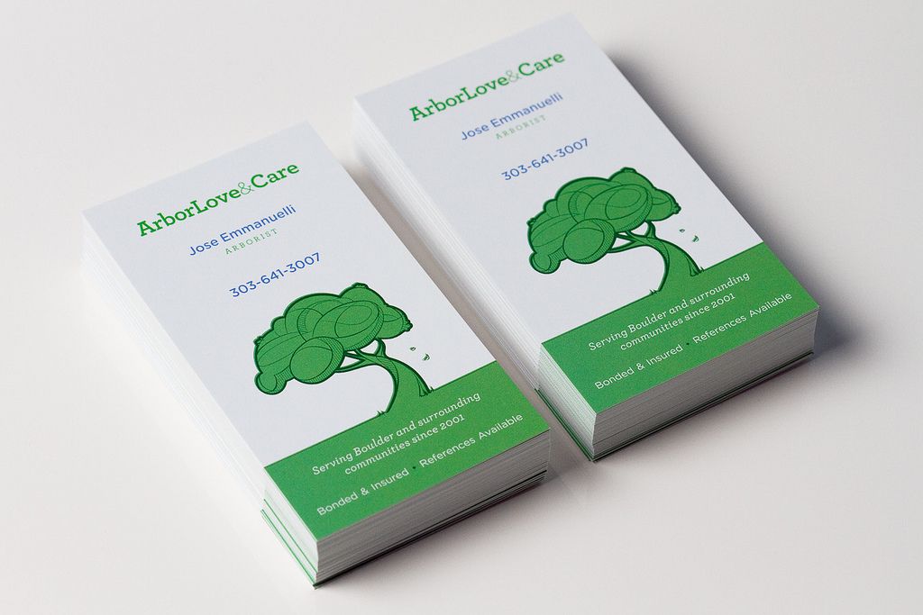 arborist business cards 2