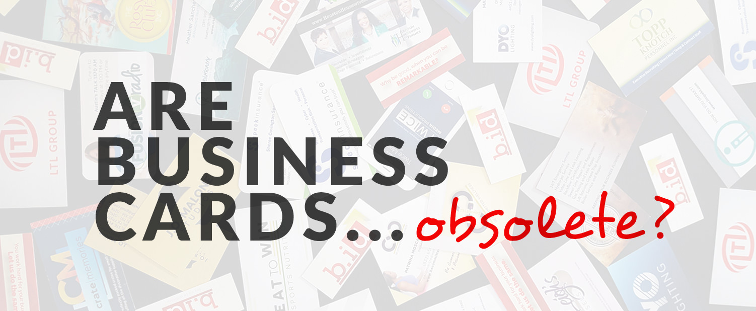 are business cards obsolete 7