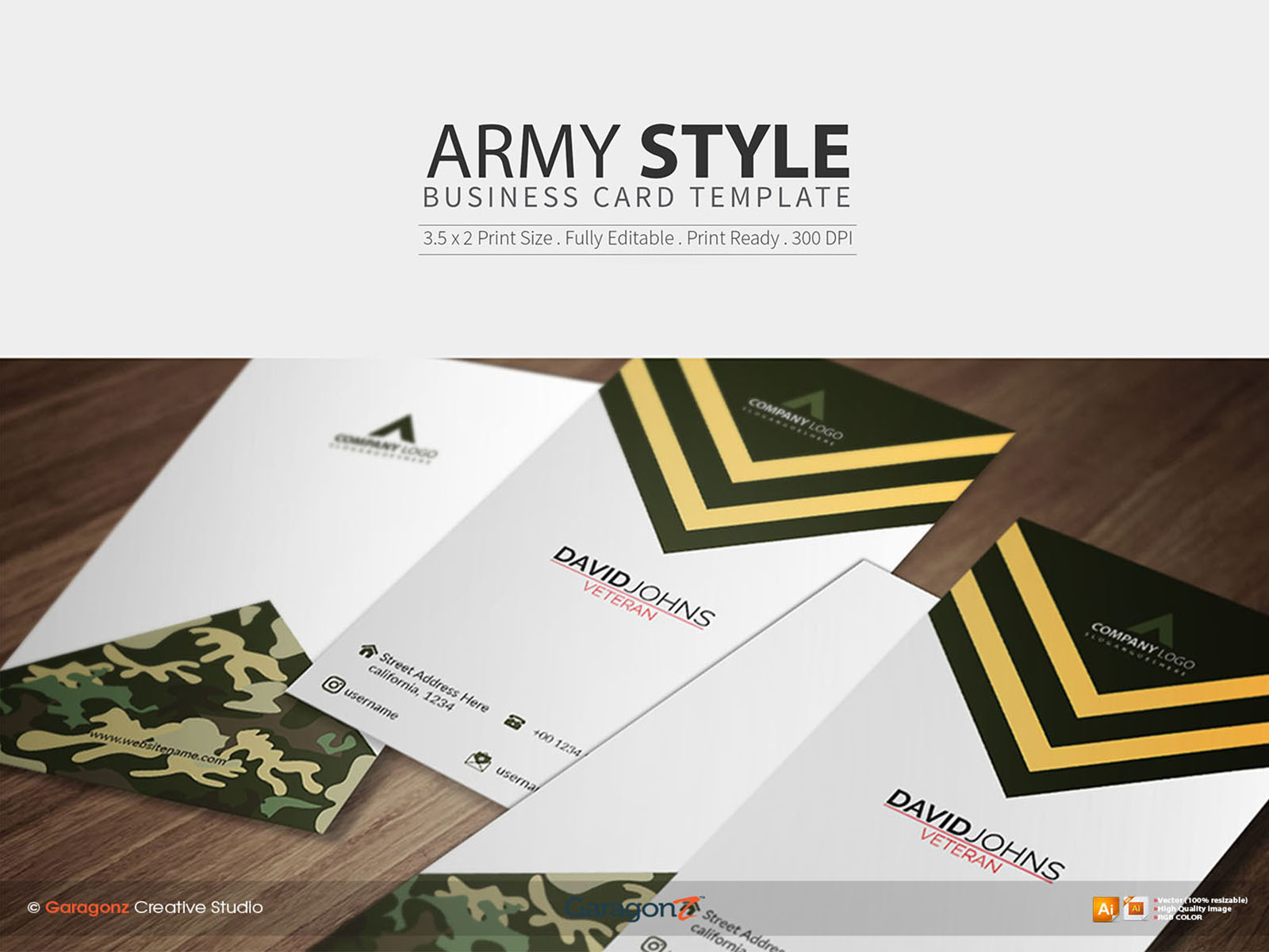army business cards 3