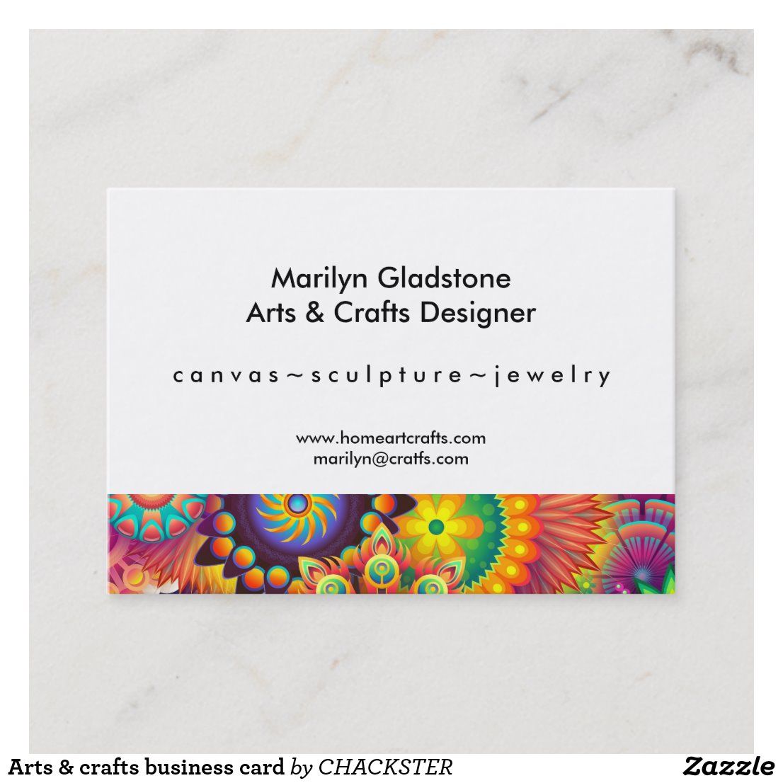 arts and crafts business cards 1