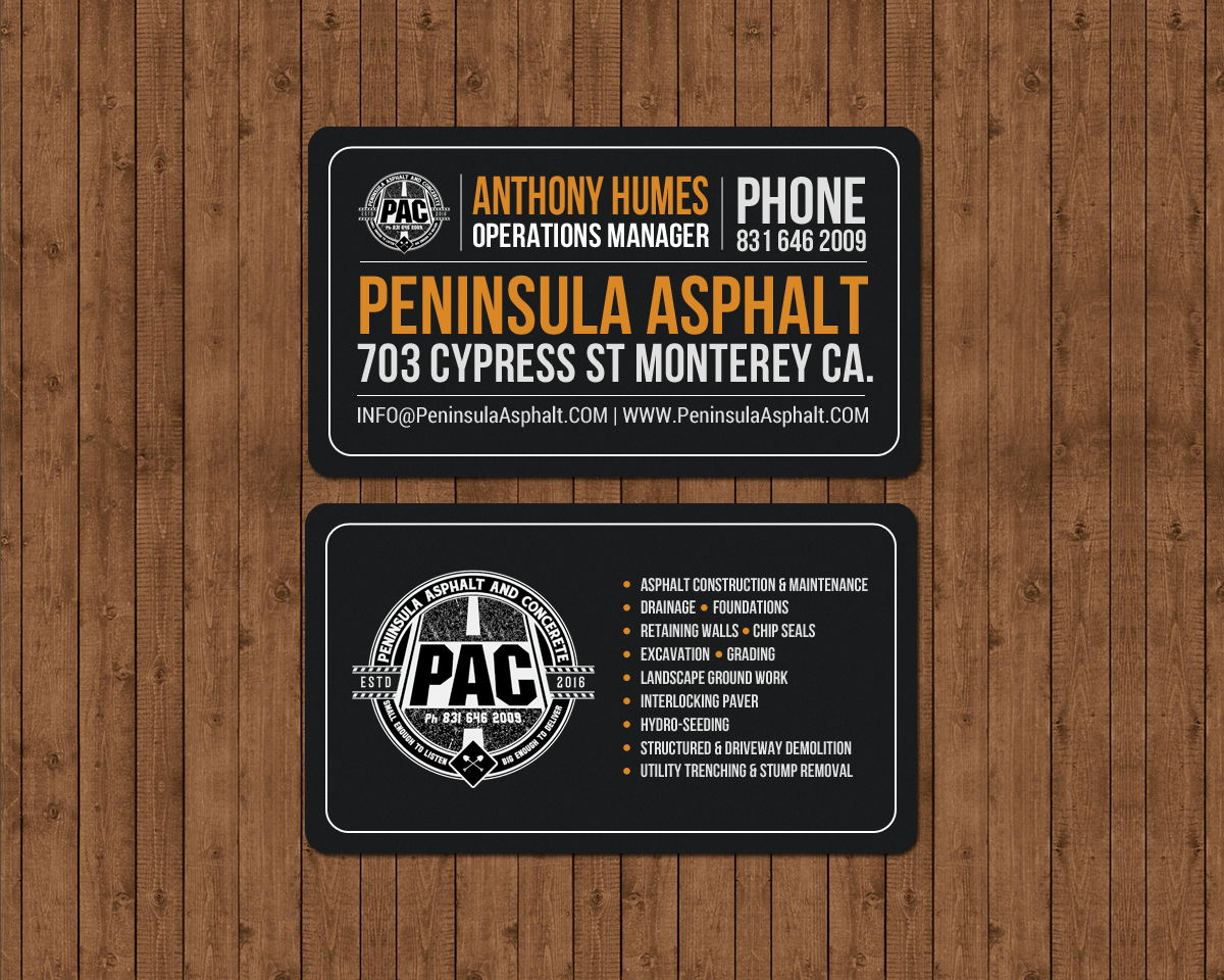asphalt business cards 2