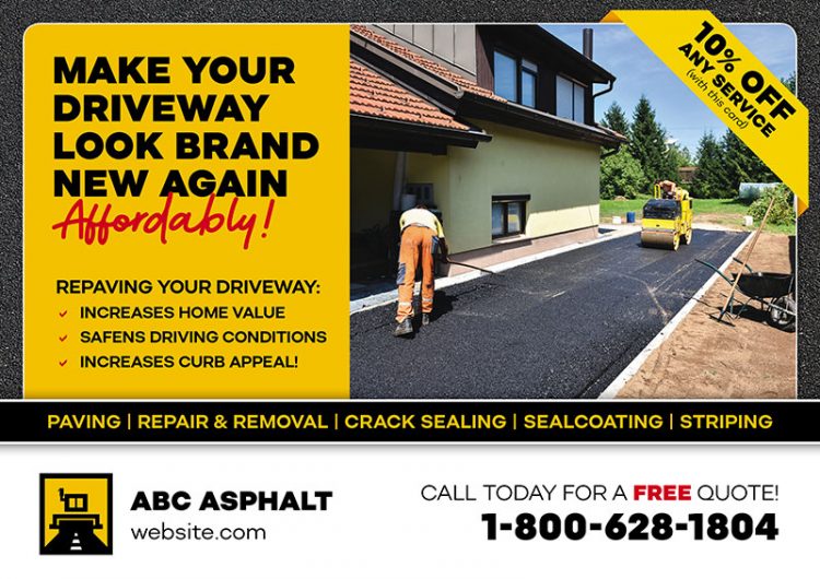 asphalt paving business cards 1