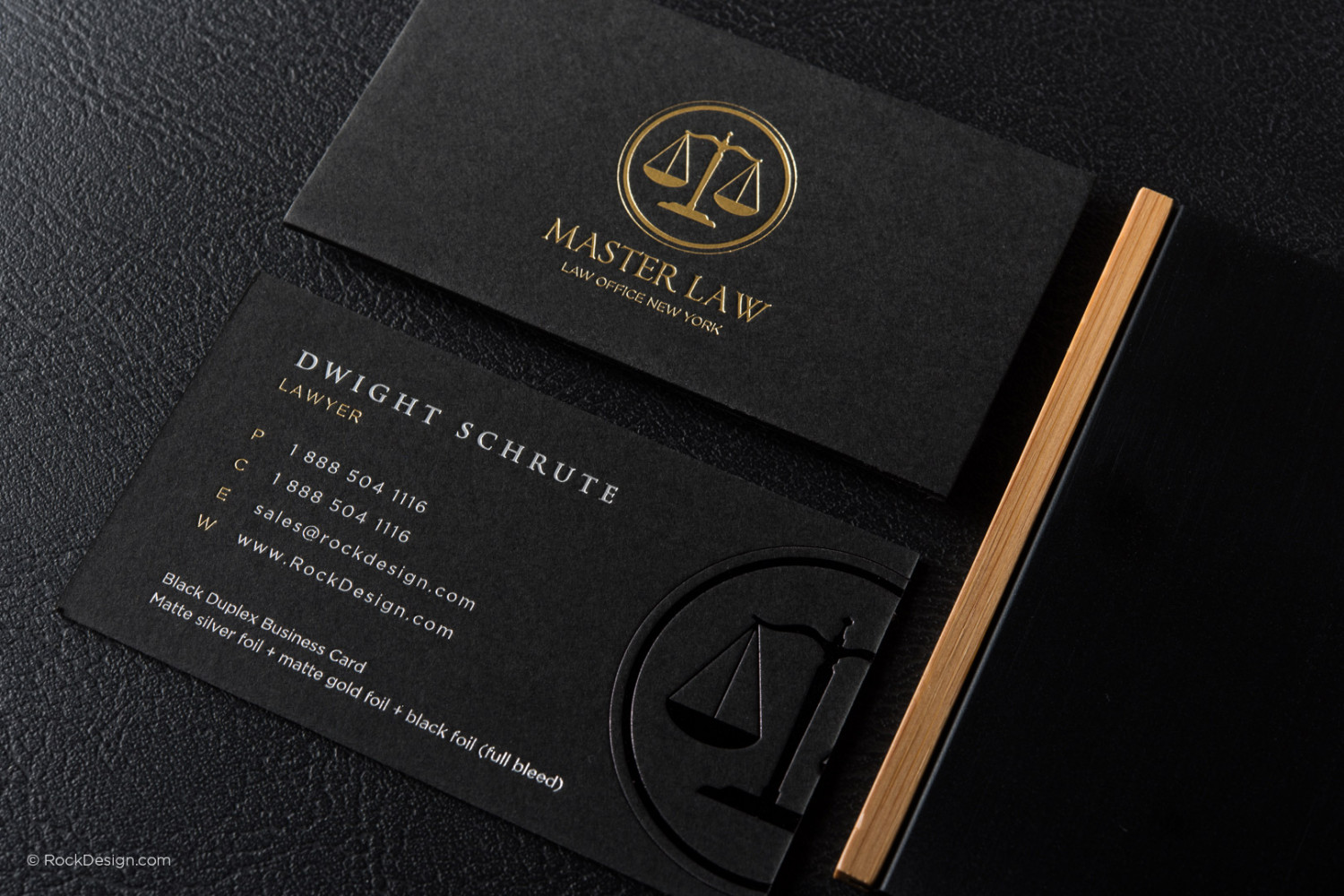 attorney at law business cards 2