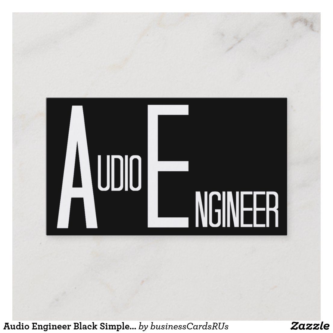 audio engineering business cards 3