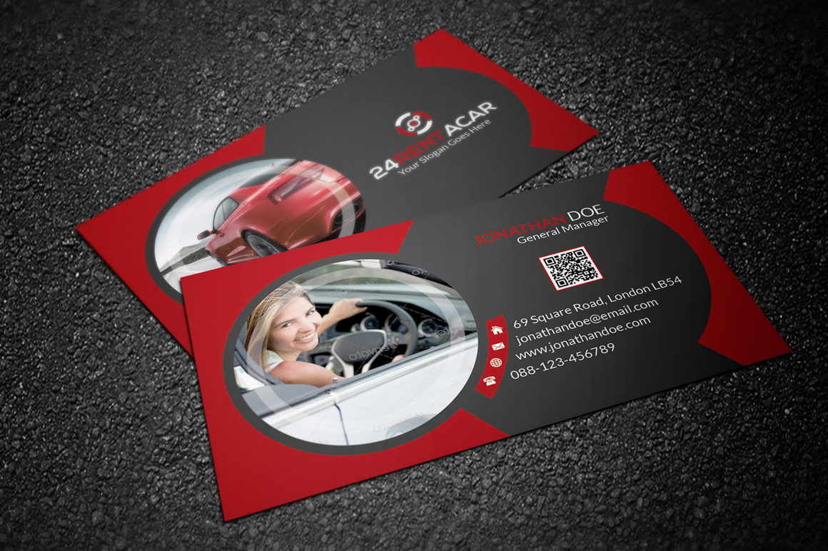 auto business cards templates 1